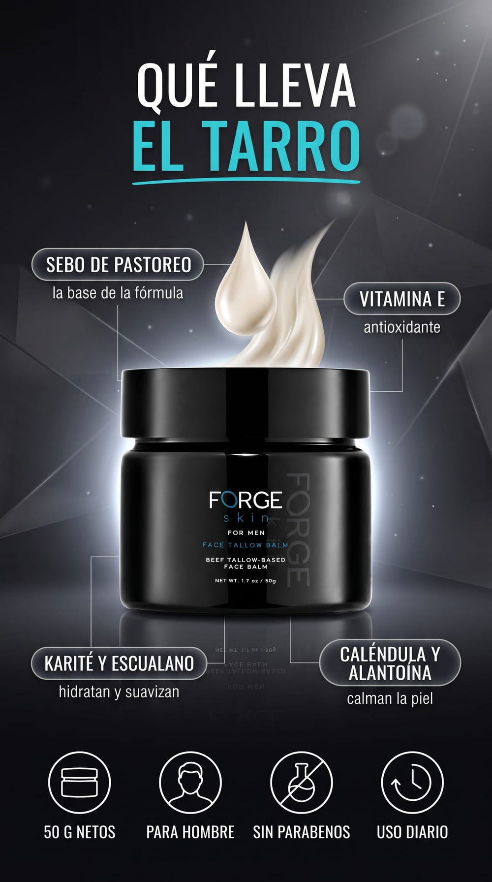 Forge Skin Bálsamo Facial para Hombre ficha