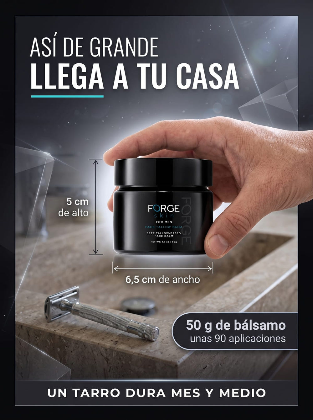 Forge Skin Bálsamo Facial para Hombre escala
