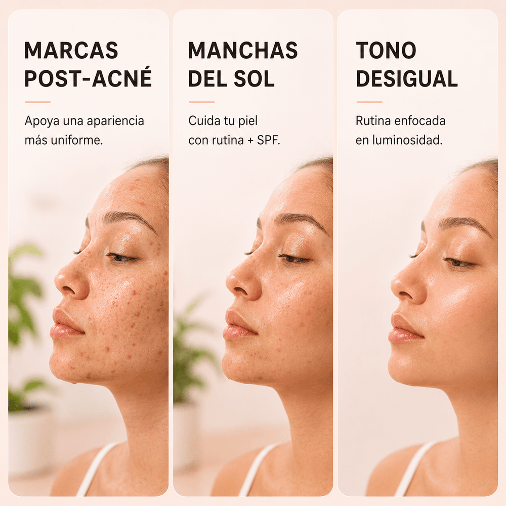 Mujer cuidando su piel