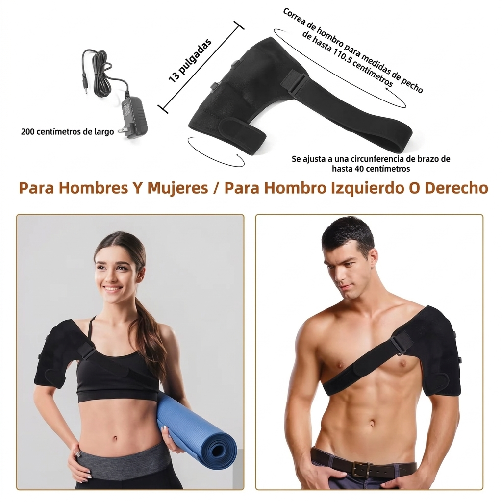 Hombrera Terapéutica - Térmica y Recargable