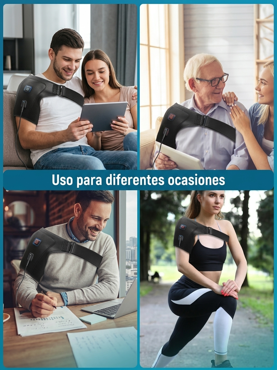 Hombrera Terapéutica - Térmica y Recargable