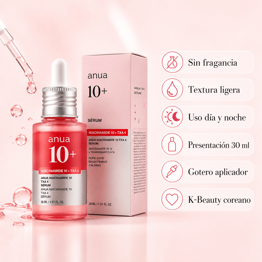 Fórmula K-Beauty con activos reconocidos