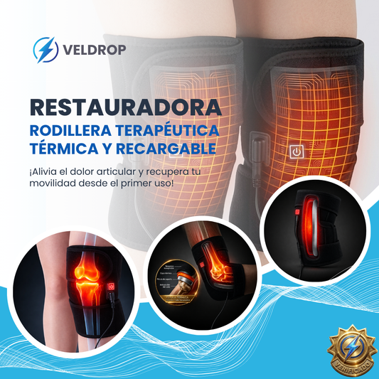 Rodillera Terapéutica - Térmica y Recargable