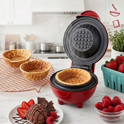 Bowl de Waffles Crujientes