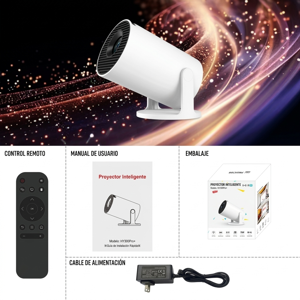 Proyector Versátil Hy300 Pro