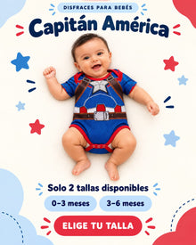 Body Bebé Capitán América · el personaje