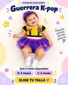 Body Bebé Guerrera K-pop · el personaje
