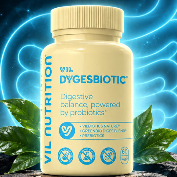 Frasco de VIL Dygesbiotic, 60 cápsulas veganas