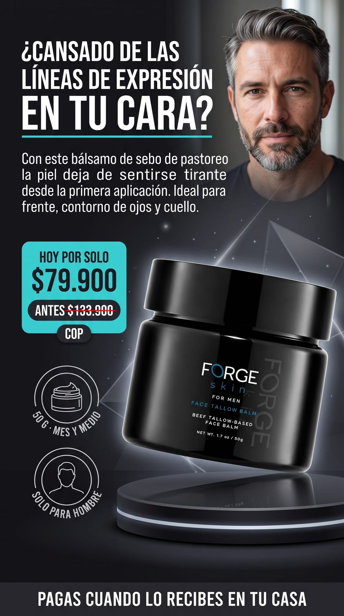 Forge Skin Bálsamo Facial para Hombre hero