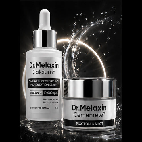 Dúo Dr.Melaxin sérum Calcium CX y crema Cemenrete CX Picotonic Shot