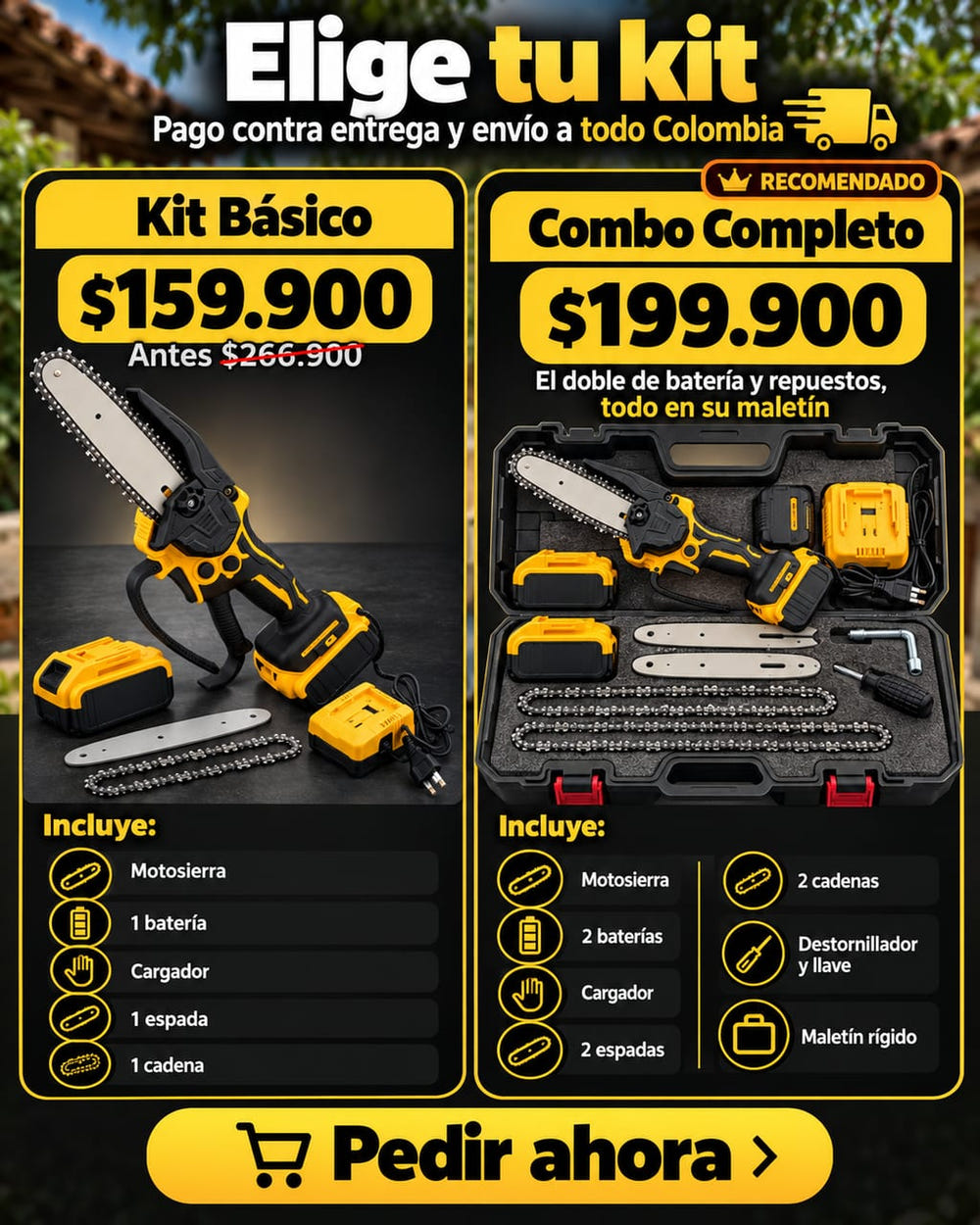 Mini Motosierra Inalámbrica 68VF oferta