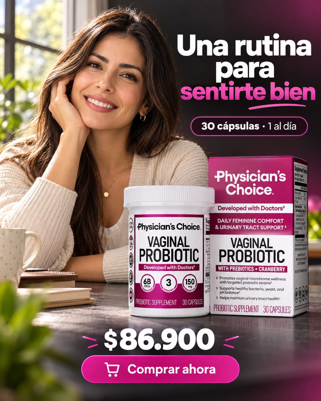 Physician's Choice Probiótico Íntimo Femenino hero