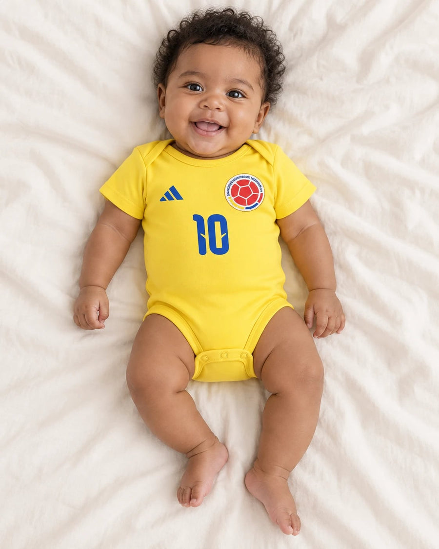 La amarilla de la Selección, en un body