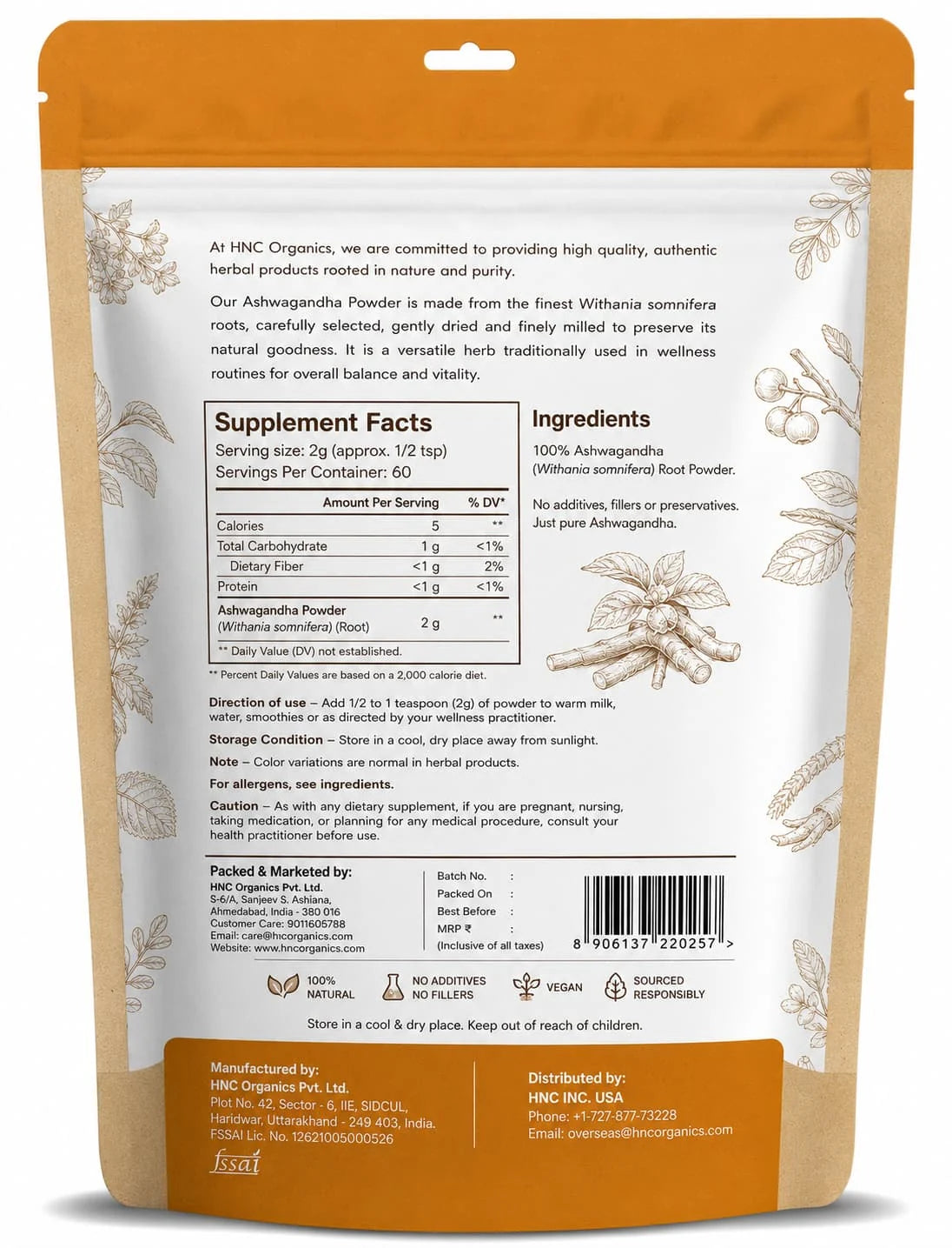 Ashwagandha en Polvo